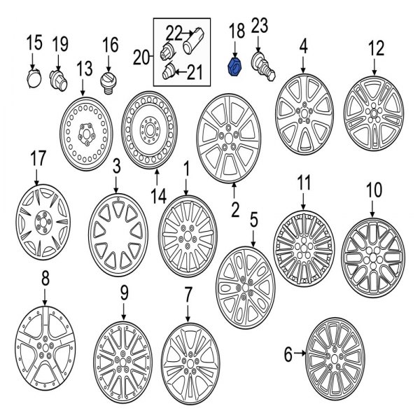 Wheel Lug Nut