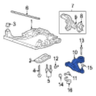 Jaguar OE - Rear Lower Rearward Suspension Control Arm