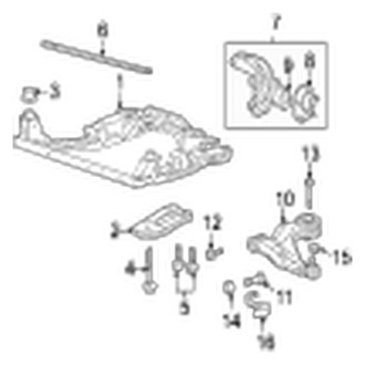 Jaguar OE - Front Suspension - Suspension Components