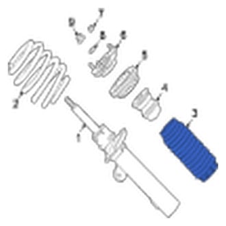 Jaguar OE - Suspension Strut Bellows