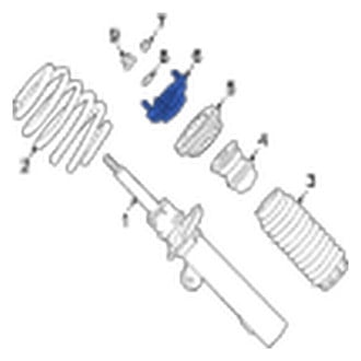 Jaguar OE - Front Suspension Strut Mount