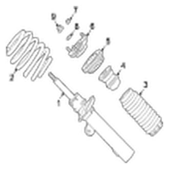 Jaguar OE - Front Suspension - Struts & Components (Base)
