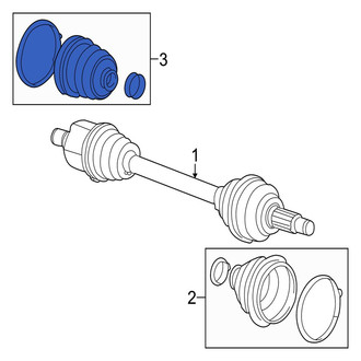 Jaguar OE - Front Inner CV Joint Boot