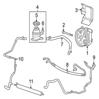 Jaguar OE - Steering Gear & Linkage - Pump & Hoses (Base)