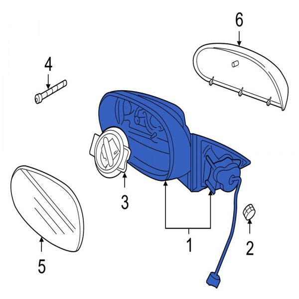 Door Mirror Housing