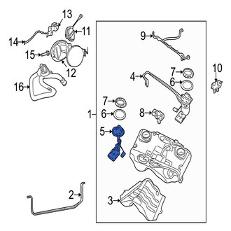 Jaguar OE - Fuel Sender and Hanger Assembly