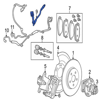 Jaguar OE - Rear Brake Hydraulic Hose