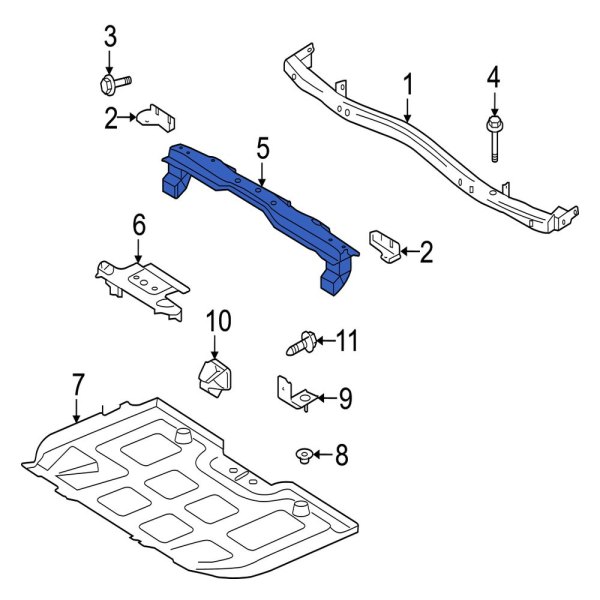 Radiator Support Tie Bar