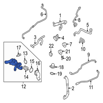Jaguar OE - Engine Coolant Outlet Flange