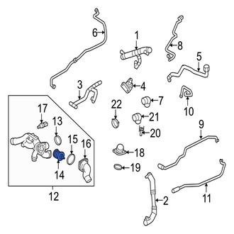 Jaguar OE - Engine Coolant Thermostat