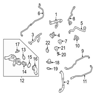 Jaguar OE - Cooling - Hoses & Pipes