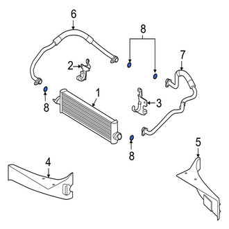 Jaguar OE - Engine Oil Cooler Line O-Ring