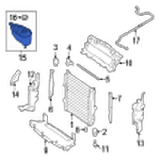 Jaguar OE - Engine Coolant Reservoir