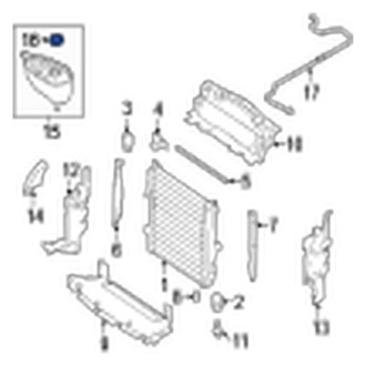 Jaguar OE - Engine Coolant Reservoir Cap