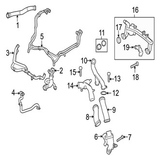 Jaguar OE - Cooling - Hoses & Pipes