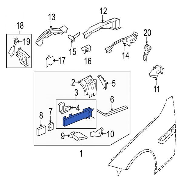 Frame Side Member Assembly