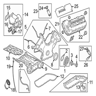Jaguar OE - Engine Parts