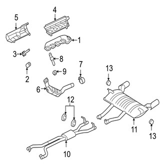 Jaguar OE - Exhaust System - Exhaust Components