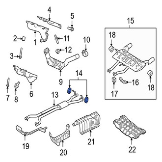 Jaguar OE - Exhaust System Hanger