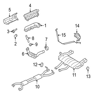 Jaguar OE - Exhaust System - Exhaust Components