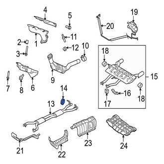 Jaguar OE - Exhaust System Hanger