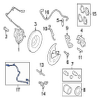 Jaguar OE - Front ABS Wheel Speed Sensor