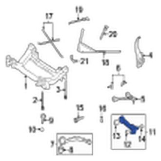 Jaguar OE - Front Lower Forward Suspension Control Arm