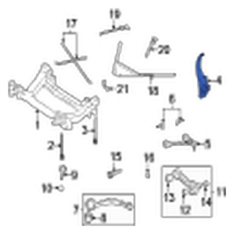 Jaguar OE - Front Left Steering Knuckle