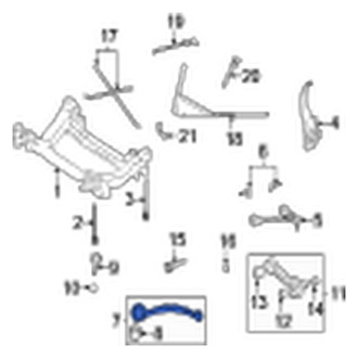 Jaguar OE - Front Lower Forward Suspension Control Arm