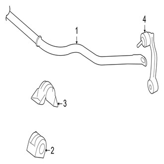 Jaguar OE - Front Suspension - Stabilizer Bar & Components