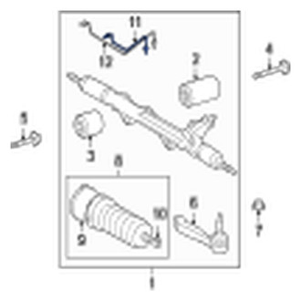 Jaguar OE - Power Steering Pressure Hose