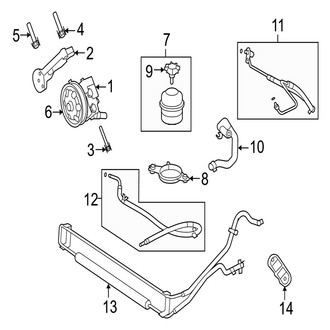 Jaguar OE - Steering Gear & Linkage - Pump & Hoses