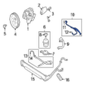 Jaguar OE - Power Steering Pressure Hose