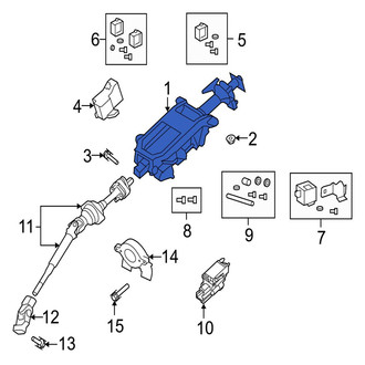 Jaguar OE - Steering Column