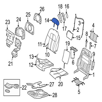 Jaguar OE - Headrest