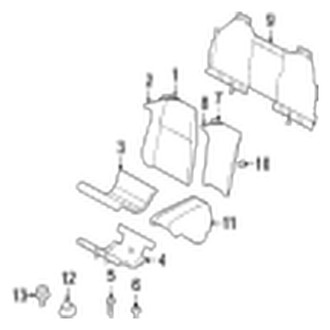 Jaguar OE - Seats & Tracks - Rear Seat (Sport Trim)