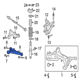 Jaguar OE - Front Lower Forward Suspension Control Arm
