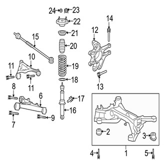 Jaguar OE - Rear Suspension - Suspension Components