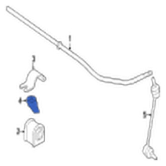 Jaguar OE - Suspension Stabilizer Bar Bracket Nut