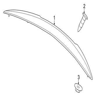 Jaguar OE - Lift Gate - Spoiler (Coupe)