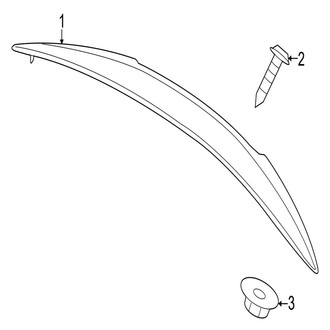Jaguar OE - Trunk Lid - Spoiler (Convertible)