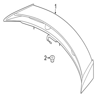Jaguar OE - Trunk Lid - Spoiler (Convertible)