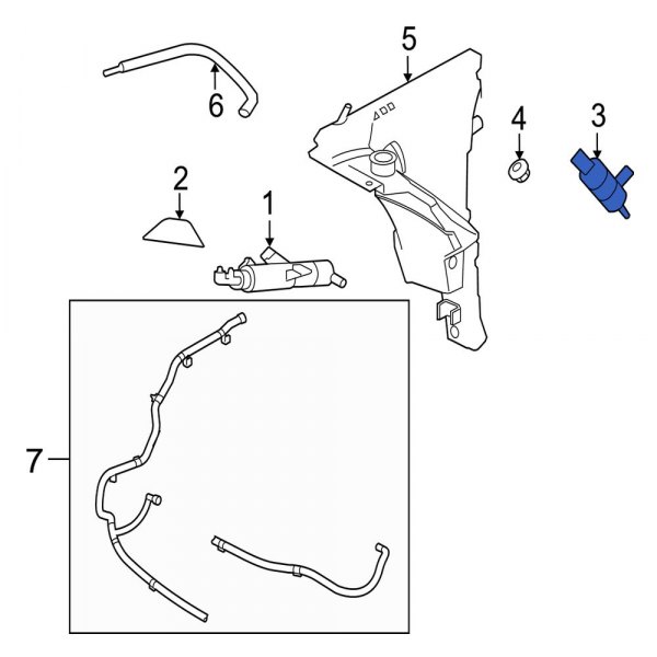 Headlight Washer Pump