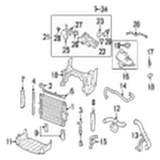Jaguar OE - Cooling - Radiator & Components (4.2L)