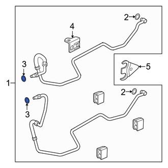 Jaguar OE - Automatic Transmission Oil Cooler O-Ring