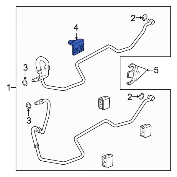 Automatic Transmission Oil Cooler Bracket