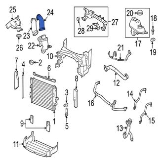 Jaguar OE - Engine Coolant Pipe