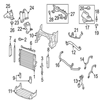 Jaguar OE - Cooling - Radiator & Components (5.0L)
