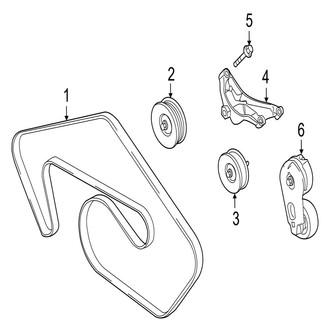 Jaguar OE - Cooling - Belts & Pulleys (Base / Portfolio 5.0L)