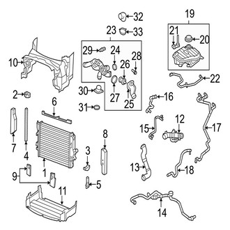 Jaguar OE - Cooling - Radiator & Components
